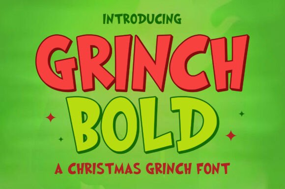 Adding Mischievous Charm with Grinch Bold Typography