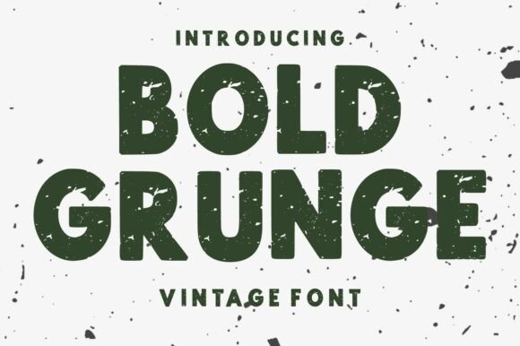 Exploring Bold Grunge: A Typeface for Authentic Impact