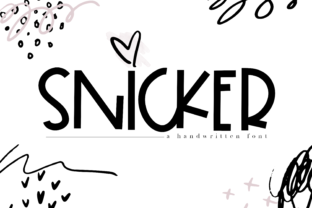 Snicker: A Charming Display Font for Playful Design