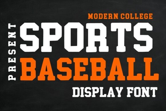 Sports Baseball: A Modern Typeface for Athletic Branding
