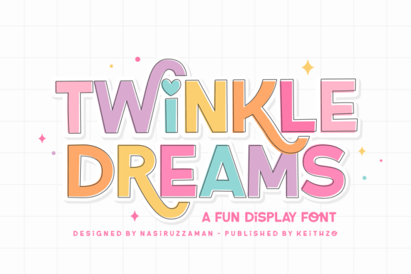 Twinkle Dreams: A Playful Font for Whimsical Designs