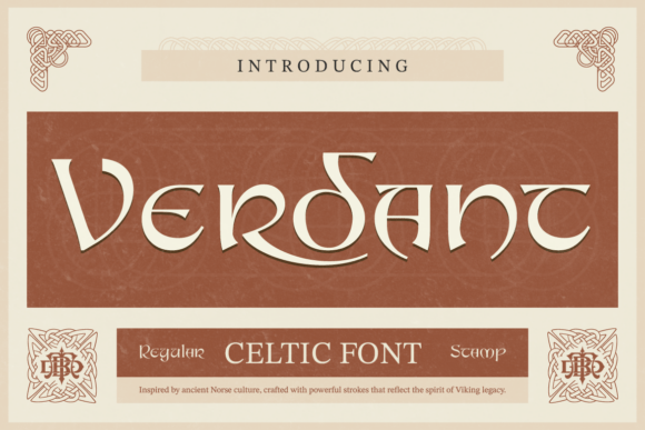 Verdant: A Typeface Rooted in Mythical Legends